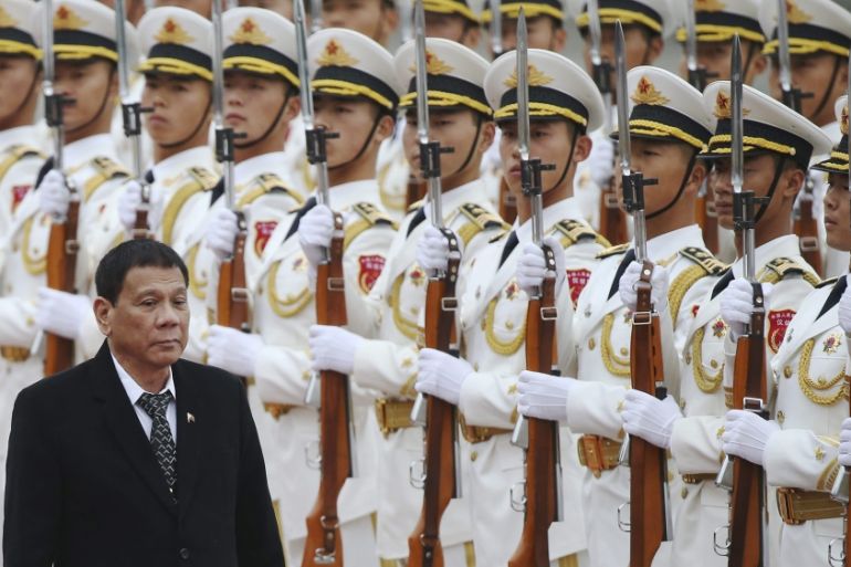 Philippines President Rodrigo Duterte visits China