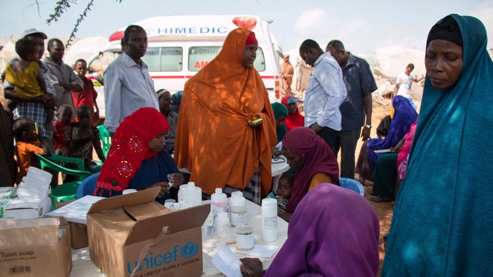 Few NGOs can access Kismayo to provide relief for the returnees, including the American Refugee Committee that runs mobile clinics and offers basic healthcare [Ashley Hamer/Al Jazeera]