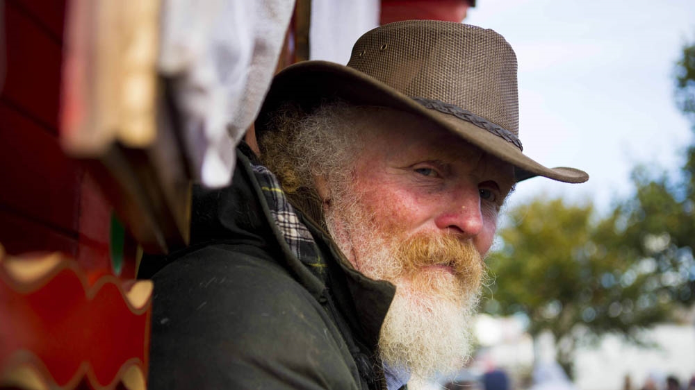 Godfrey Worrow is a horse seller [Barbara McCarthy/Al Jazeera] 