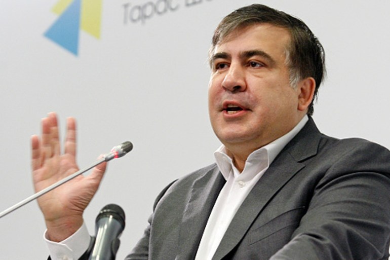 Ex-Georgian President Mikheil Saakashvili [Getty]