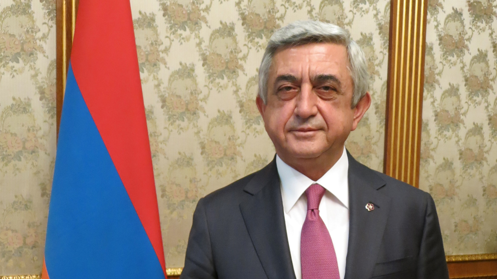 President Serzh Sargsyan's security forces responded to the protests with stun grenades, beatings and mass arrests [Al Jazeera]