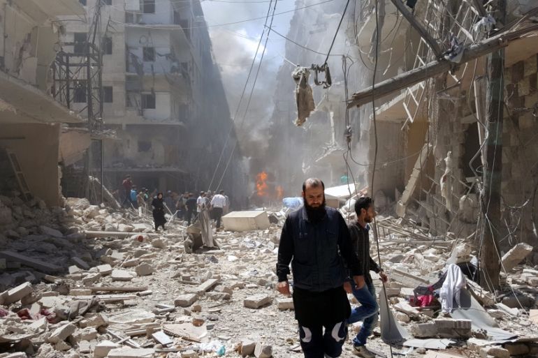 At least 34 killed in new attacks in Syrian city of Aleppo