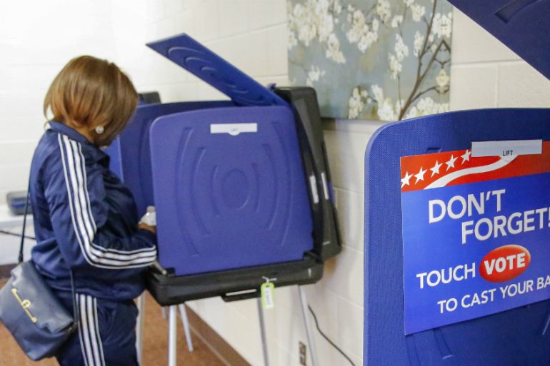 US voting machine