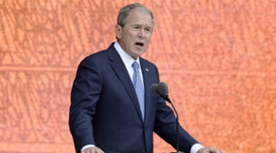 Former US President George W Bush [EPA]