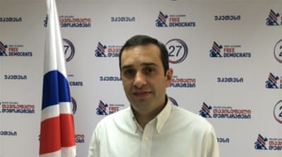Irakli Alasania, a former Georgian defence minister and envoy to the United Nations [Dan McLaughlin/Al Jazeera]