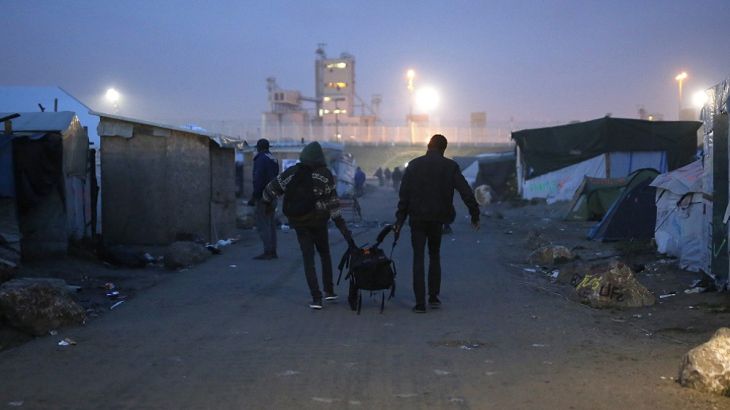 Evacuation of ''Jungle'' migrant camp in Calais
