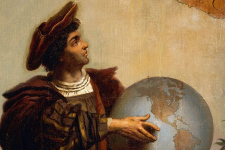 Christopher Columbus, painting by Peter Johann Nepomuk Geiger (1805-1880) [Getty]