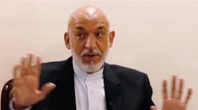 Former Afghan president, Hamid Karzai [Reuters]