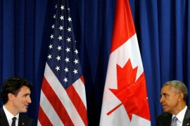 Obama and Trudeau meet at the APEC Summit in Lima, Peru