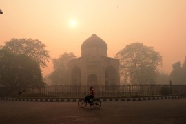A blanket of dense smog shrouds northern India