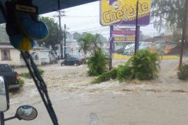 Flooding in the Caribbean