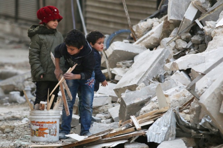 Children Aleppo Syria
