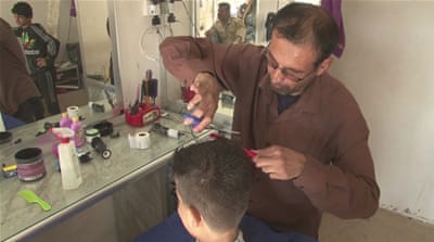 'I haven't had so many customers in one day for the last two years,' said Mahmoud Fadil [Salam Khoder/Al Jazeera]
