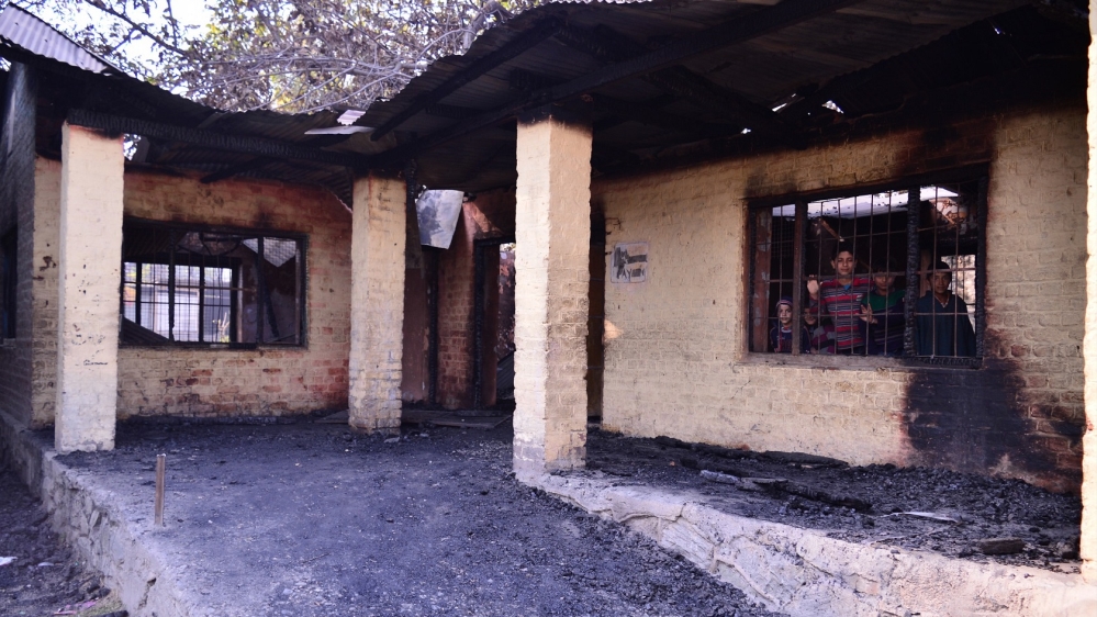  Schools in Kashmir have been closed for more than three months and 26 have been the targets of arson [Eeshan Peer/Al Jazeera] 