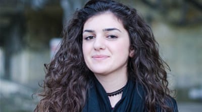 Hillari Alidema, 21, speech therapy student [Valerie Plesch/Al Jazeera]