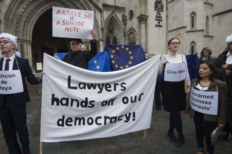 Brexit legal challenge at the High Court