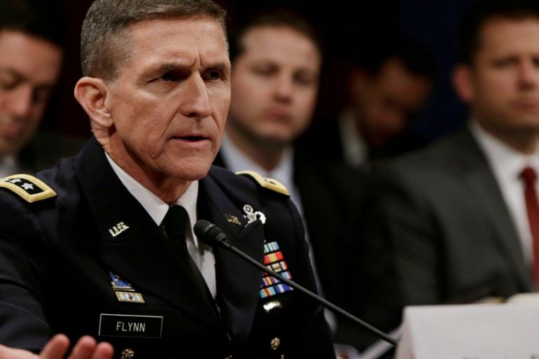 Flynn testifies before House Intelligence Committee in Washington