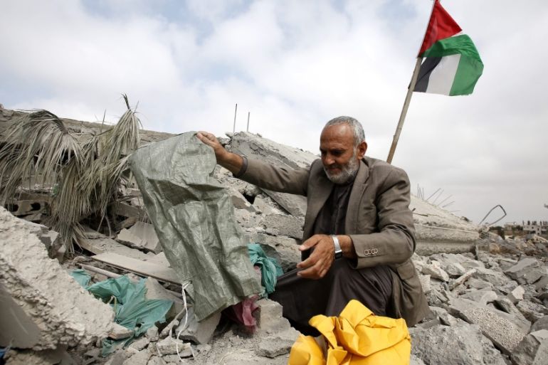Israeli military forces have demolished nine Palestinian homes and buildings