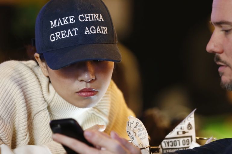 Reactions in China on US presidential elections