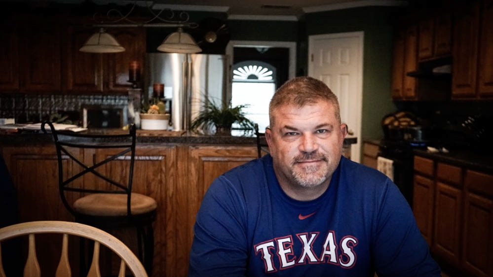 Paul Pryzborowski, 49, technology salesman from Forney, Texas [Patrick Strickland/Al Jazeera]