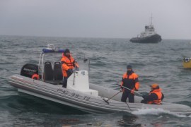 Russian Tu-154 plane crash in Black Sea