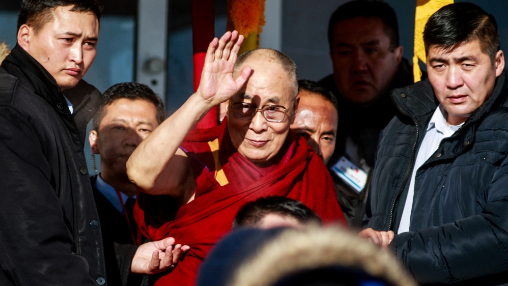 Dalai Lama is considered a separatist in China for supporting a campaign for independence for Tibet [EPA]