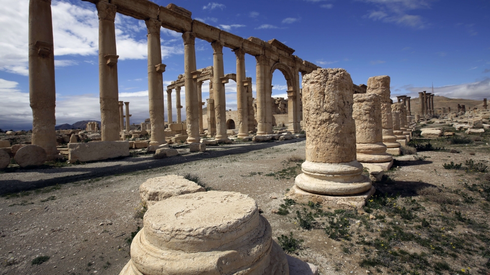 Palmyra, a 2,000-year-old desert oasis, is believed to be home to more than 100,000 people [AFP]