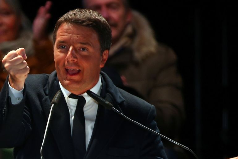 Italian PM Renzi