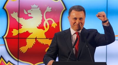 Gruevski of VMRO-DPMNE has declared victory [Reuters]