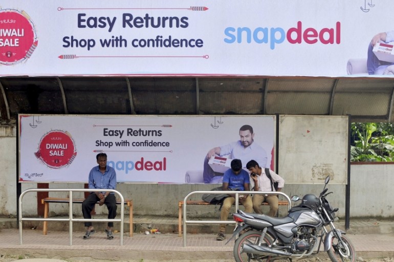 Indian online marketplace Snapdeal featuring Bollywood actor Aamir Khan