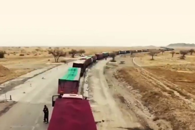 Mongolia lorries