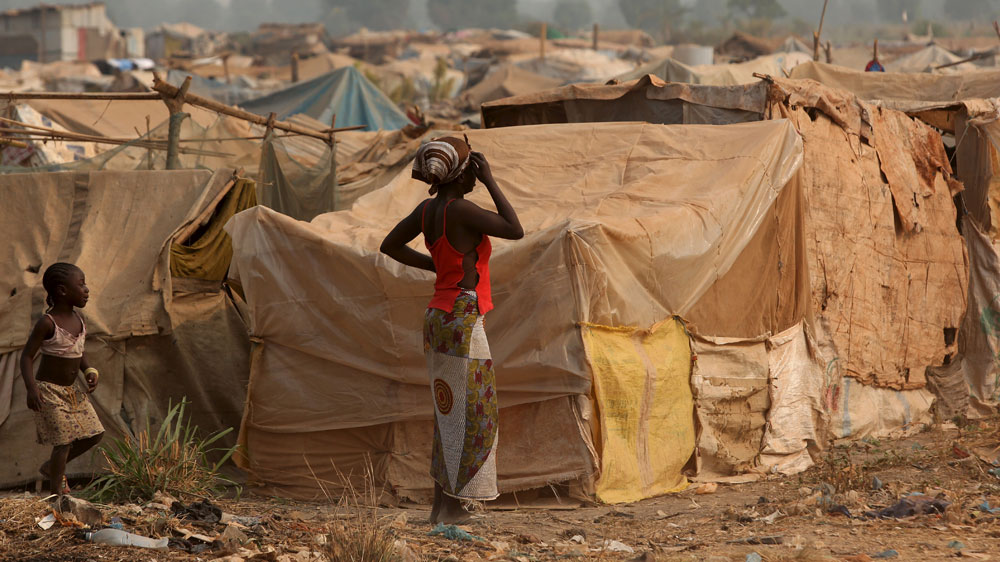 There are currently around 400,000 internally displaced people in CAR [Reuters]