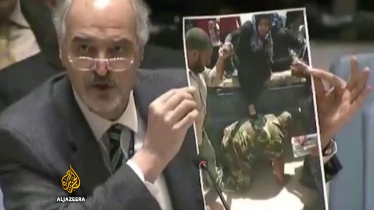 Bashar Jaafari fake photo at the UN