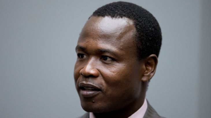 Dominic Ongwen, a senior commander in the Lord''s Resistance Army, whose fugitive leader Kony is one of the world''s most-wanted war crimes suspects, sits in the court room of the International Court