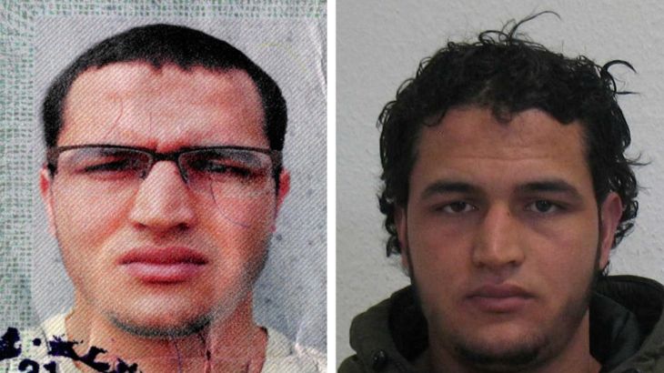 Handout pictures released by the German Bundeskriminalamt (BKA) Federal Crime Office show suspect Anis Amri searched in relation with the Monday''s truck attack on a Christmas market in Berlin