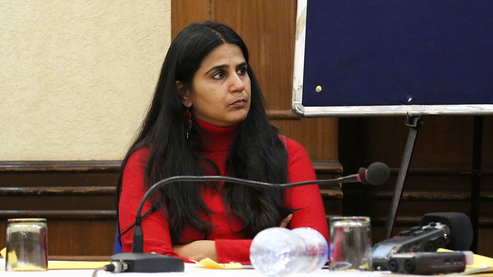 Manisha Sethi says the People's Tribunal was mooted as 'a response to an institutional crisis' [Showkat Shafi/Al Jazeera]