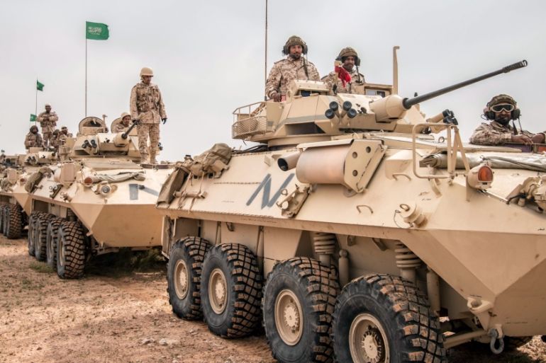 Military exercise in Saudi Arabia