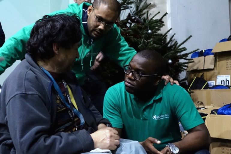 UK Muslim Charity helps homeless in run up to Christmas