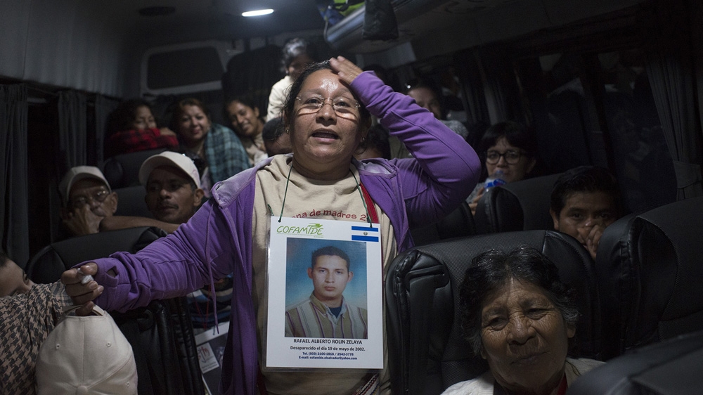 Anita Celaya is the head of Cofamide, the Committee for disappeared migrants of El Salvador. Like many mothers, she joined the organisation when her son went missing in Mexico years ago [Encarni Pindado/Al Jazeera]