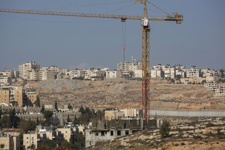 Israeli settlment construction in West Bank