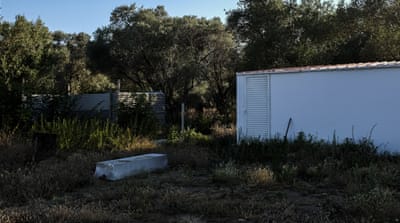 The body washing area at Kato Tritos cemetery [Fahrinisa Oswald/Al Jazeera]