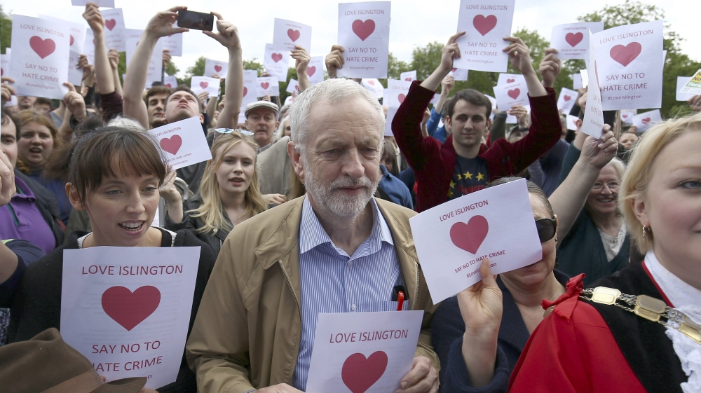 Corbyn's Labour does better than the Conservatives with younger voters [Neil Hall/Reuters]