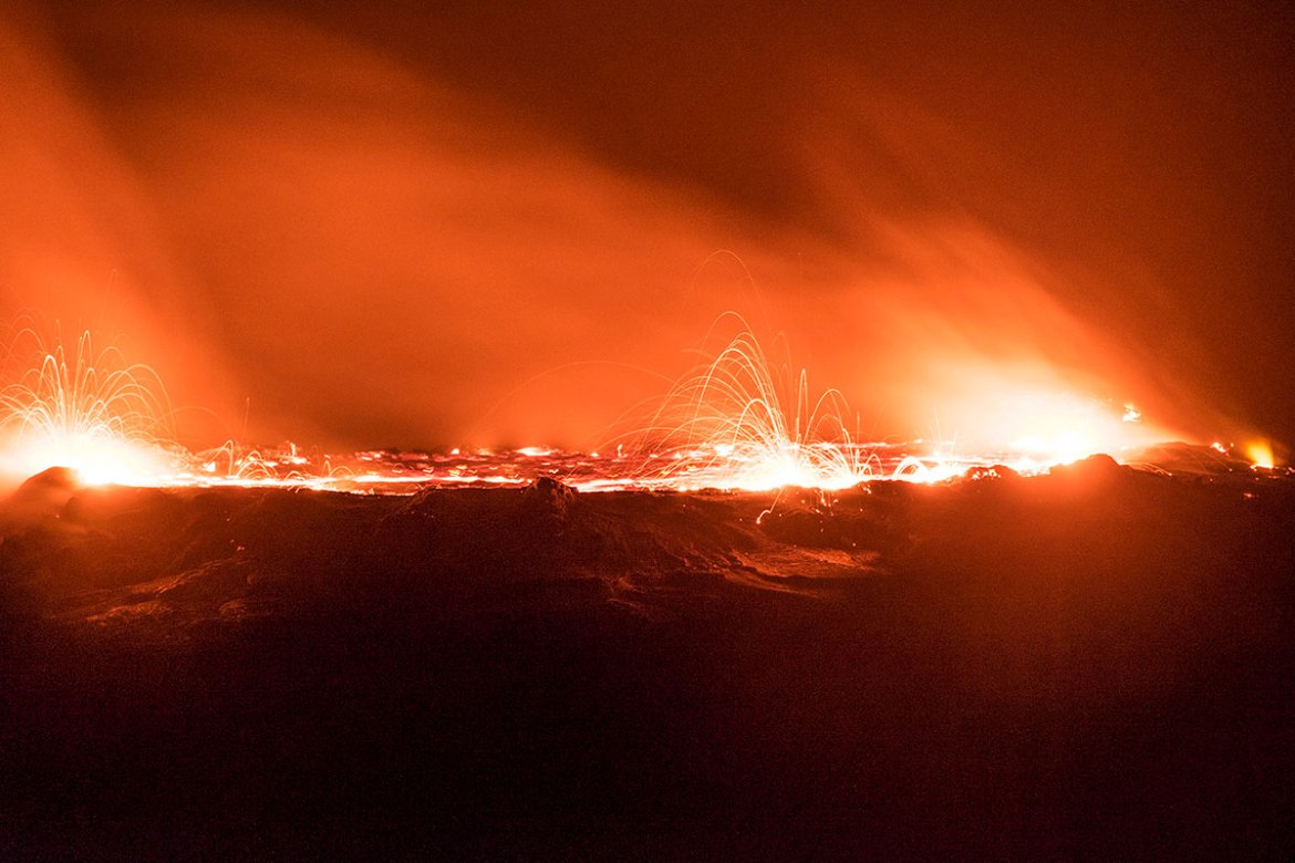 Visiting the lava lake of Erta Ale, Ethiopia/ Please Do Not Use