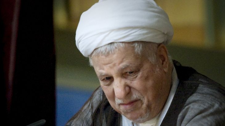 Akbar Hashemi Rafsanjani, head of Iran''s Assembly of Experts, speaks during the assembly''s biannual meeting in Tehran