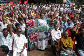 India''s low-caste Dalit community people''s protest in Mumbai