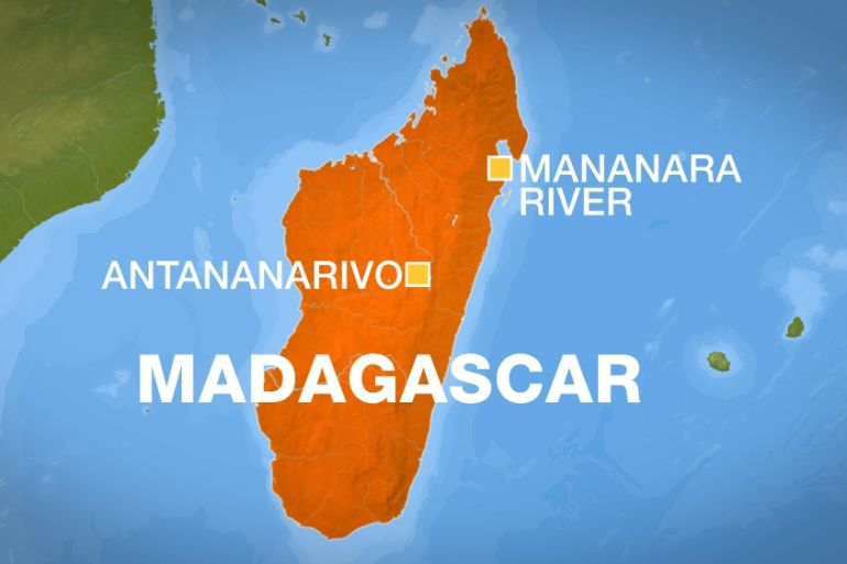 Mananara River, Madagascar map