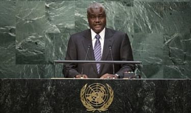 Moussa Faki Mahamat, chairman of the African Union Commission