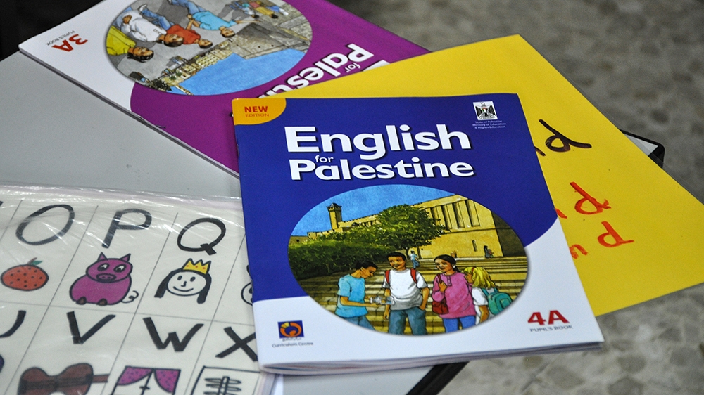  The Palestinian Authority's Ministry of Education provides the books and teachers for the Persistence school [Zena al-Tahhan]
