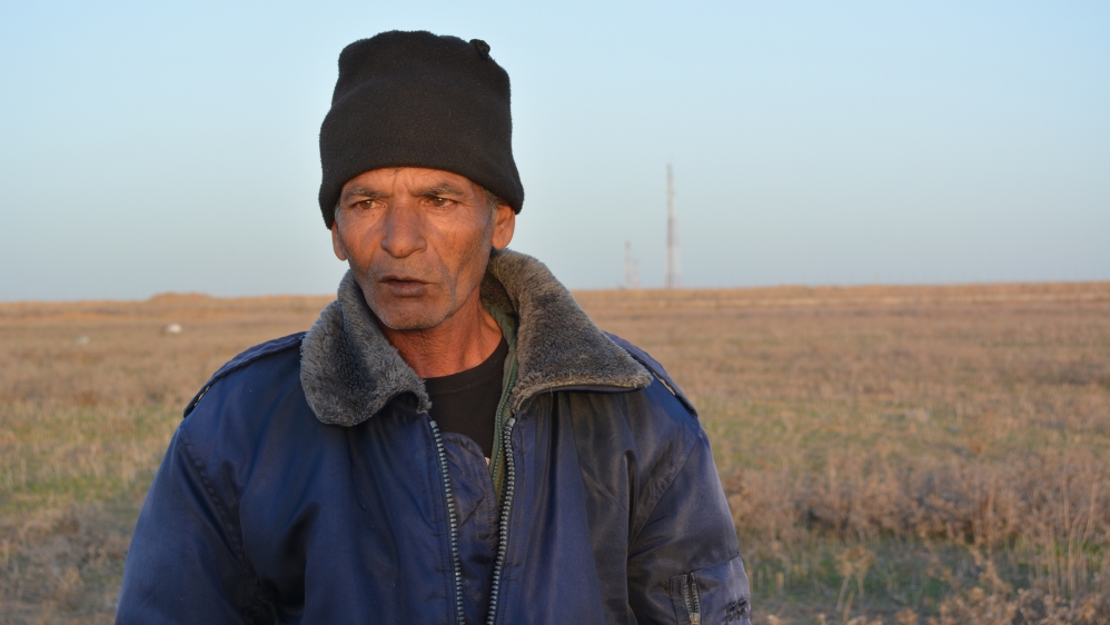 Farmer Jaber Abu Rejela says that he is 'looking for ways out of the country' [Mersiha Gadzo/Al Jazeera]