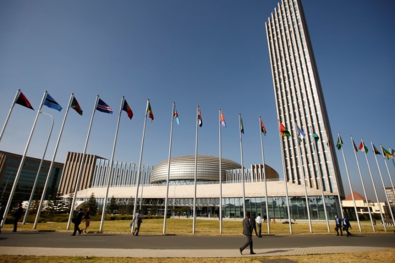 African Union building in Ethiopia''s capital Addis Ababa